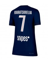 Paris Saint-Germain Khvicha Kvaratskhelia #7 Kotipaita Naisten 2025-26 Lyhythihainen